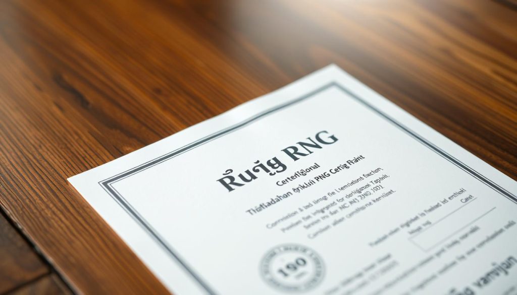 ใบรับรอง RNG